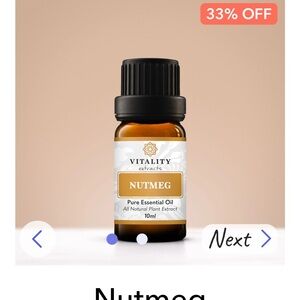 Vitality Extracts Nutmeg Essential Oil 10 ml